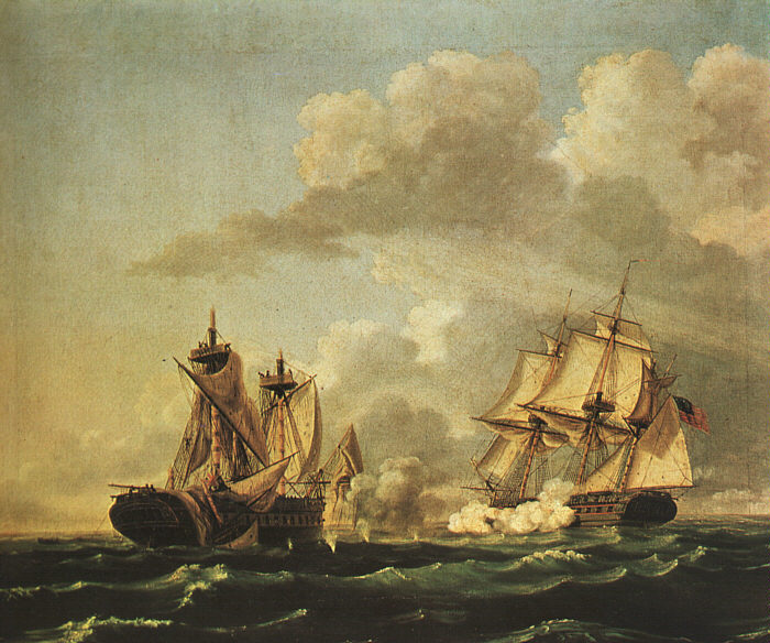 Naval Battle Between the US & the Macedonian on October 30, 1812