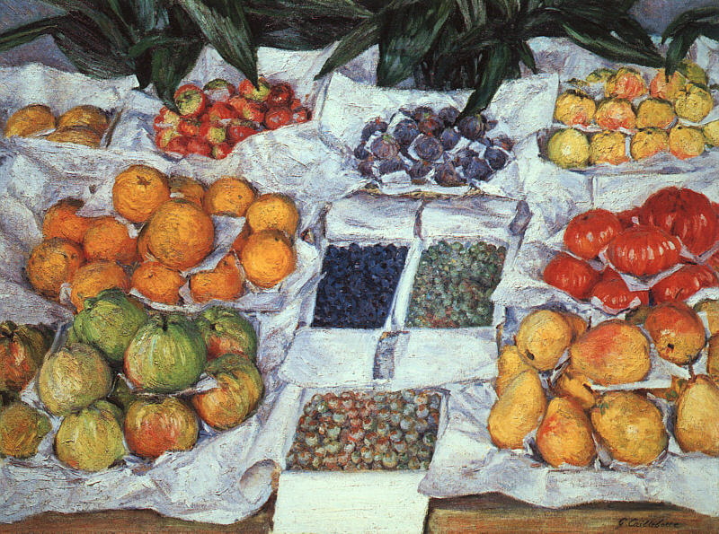 Fruit Displayed on a Stand