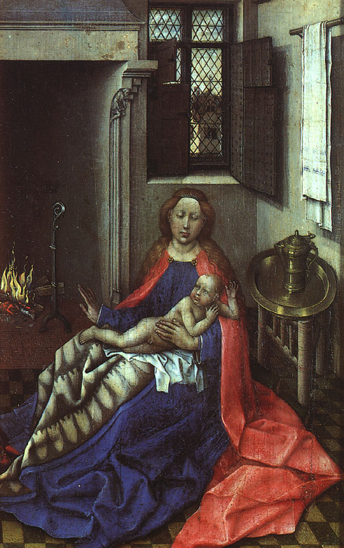 Madonna by the Fireside