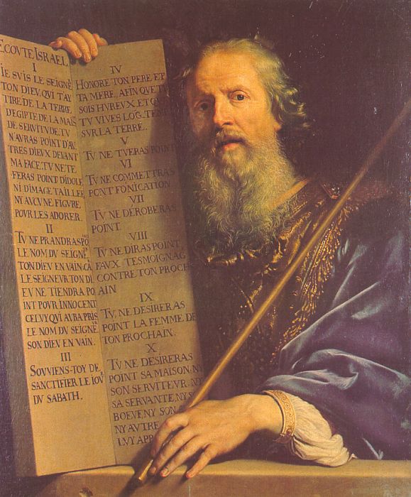 Moses with the Ten Commandments