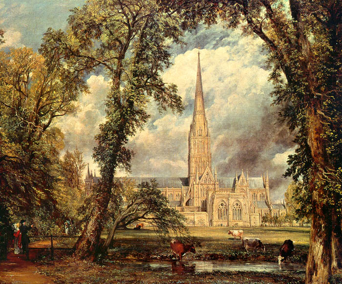 Salisbury Cathedral from the Bishop's Grounds