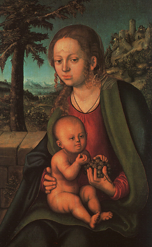 The Madonna with the Bunch of Grapes