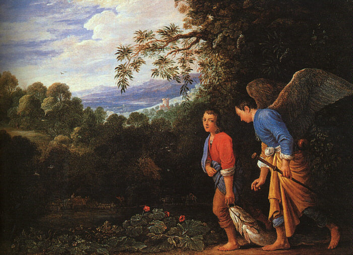 Tobias & the Archangel Raphael Returning with the Fish