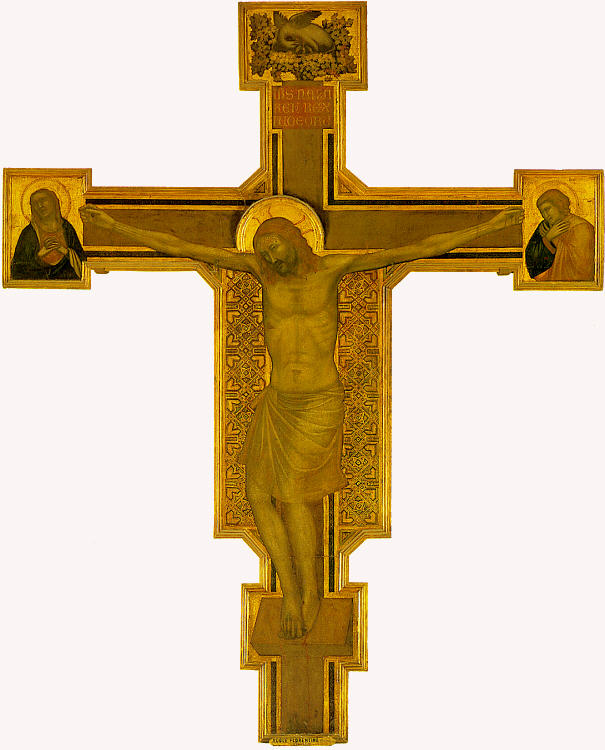 Crucifix with the Virgin, St. John the Evangelist, and the Pelican at its Extremities
