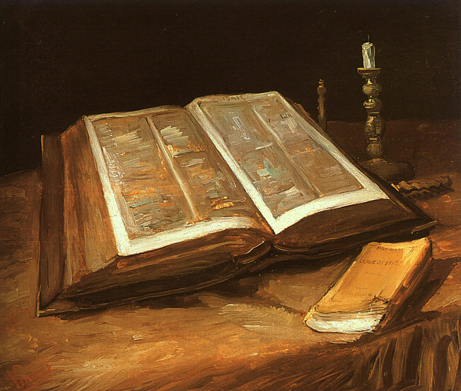 Still Life with Open Bible