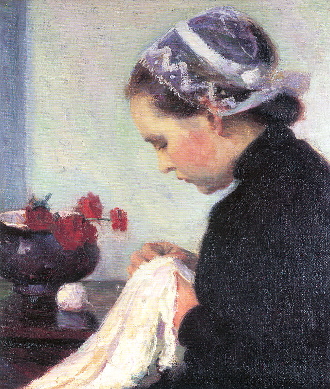 The Sewing Girl