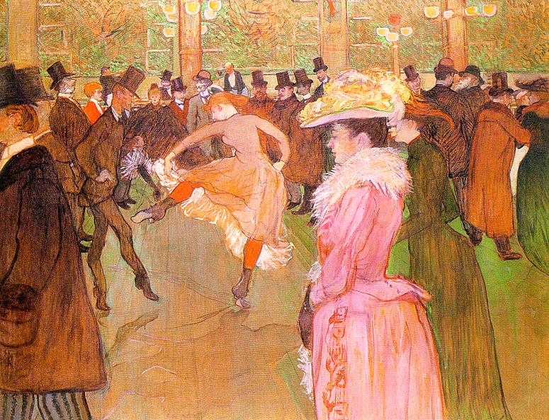 Training of the New Girls by Valentin at the Moulin Rouge