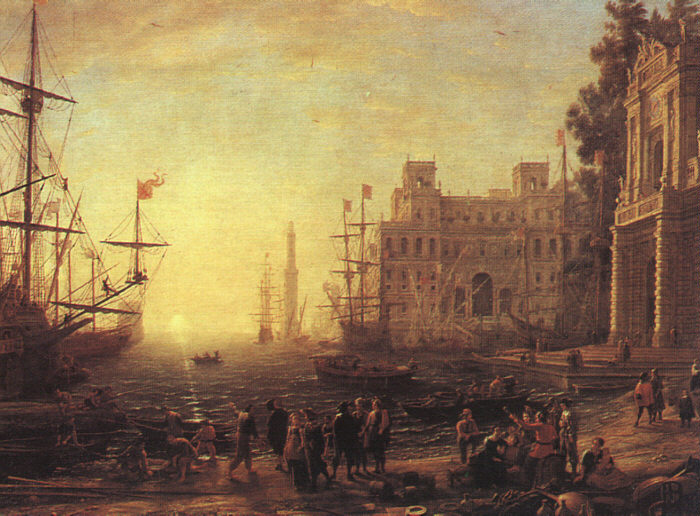 Port with Villa Medici