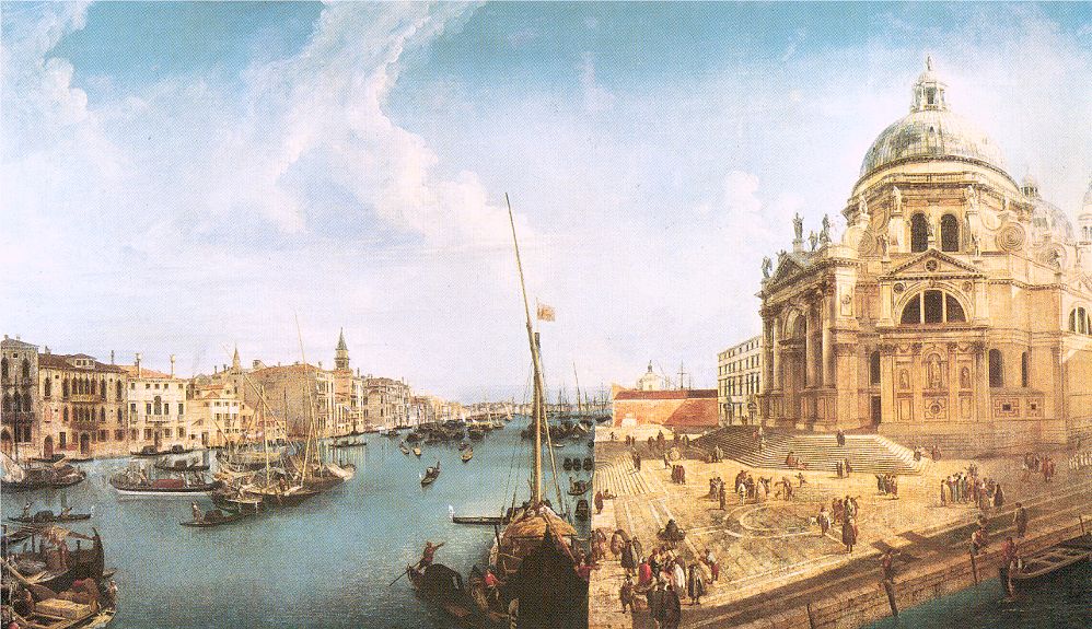 The Entry to the Grand Canal and the Church of the Salute at Venice