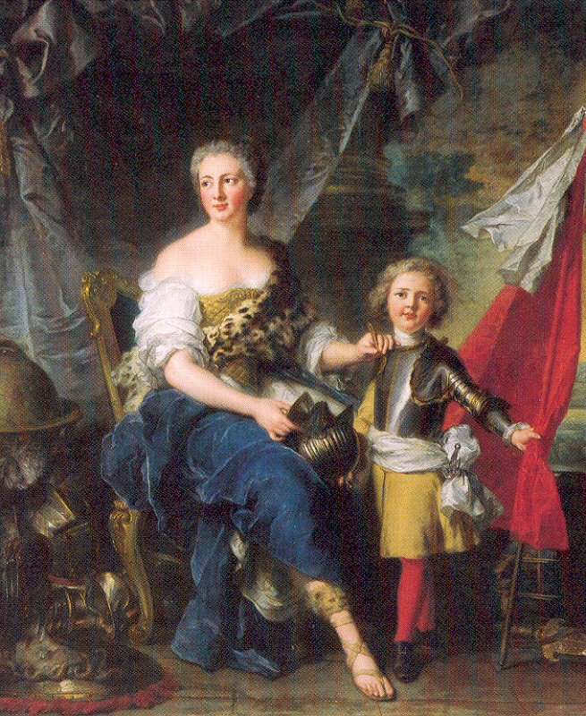 Mlle. de Lambesc as Minerva, Arming her Brother the Comte de Brionne