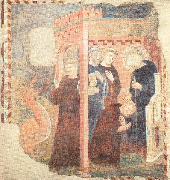 Scenes from the Life of St. Benedict: The Monk and the Dragon