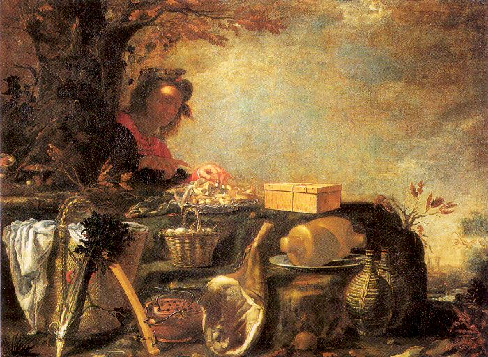 Young Man with a Picnic