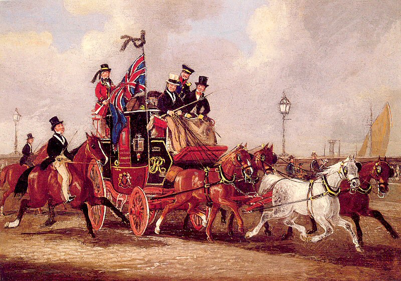 The Last Mail Leaving Newcastle, July 5, 1847