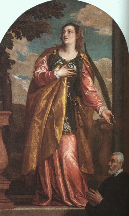 St. Lucy & a Donor