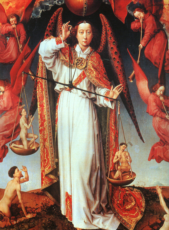 Altarpiece of the Last Judgement (detail, central panel)